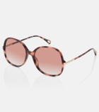Chloé Tubolar oversized sunglasses