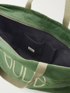 BODE - Logo-Embroidered Waxed-Cotton Tote Bag