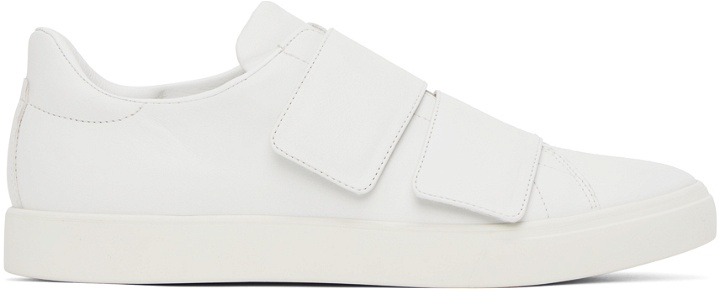 Photo: At.Kollektive White Isaac Reina Edition Double Strap Sneakers