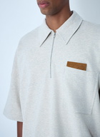 Bottega Veneta Double Cotton Melange Polo