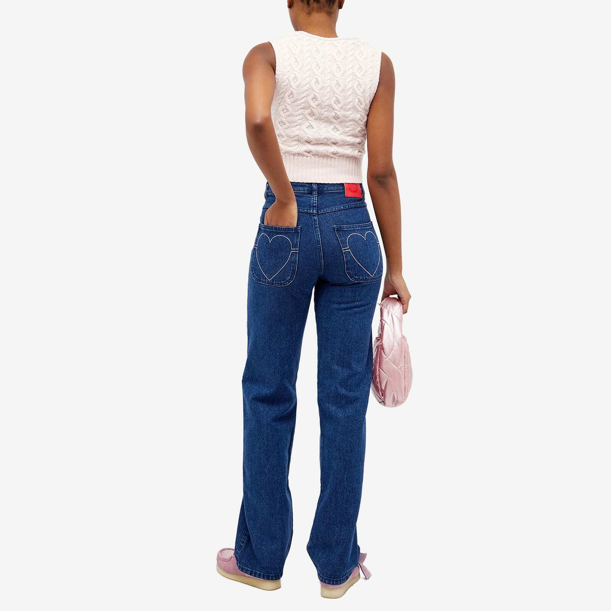 Carne Bollente Women's The Love Butt Denim Jeans in Blue
