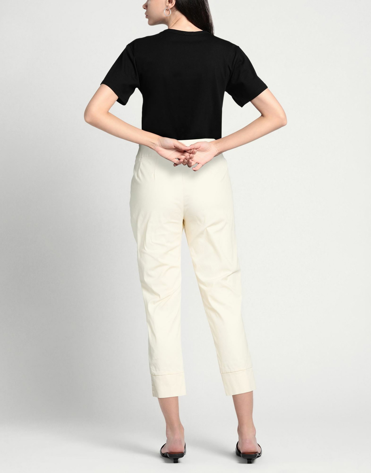 Alessia Santi Womens Pants Cream