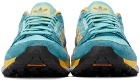 adidas x Human Made Blue & Yellow Questar Sneakers