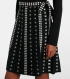 Diane von Furstenberg Chelsea pleated minidress