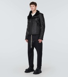 Rick Owens Bauhaus shearling jacket