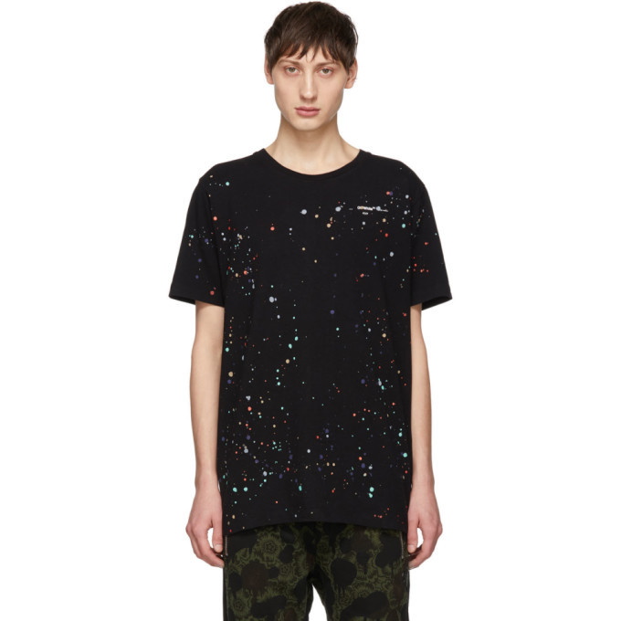 Photo: Off-White Black Paint Splatter T-Shirt