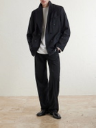 ATON - Suvin Cotton Long-Sleeved T-Shirt - White