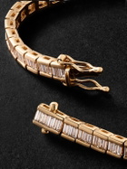 KOLOURS JEWELRY - Gold Diamond Tennis Bracelet - Gold