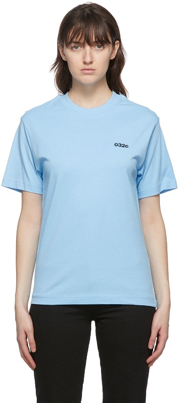 Photo: 032c Blue Die Tödliche Doris Edition 'Ohne Titel' T-Shirt