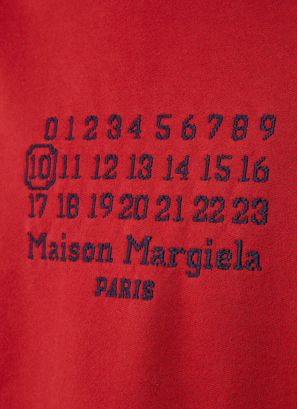 Logo Hooded Sweatshirt in Red