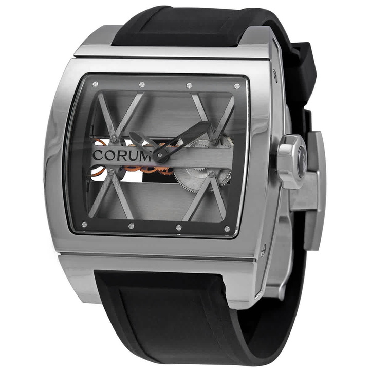 Photo: Corum Ti-Bridge Hand Wind Grey Dial Mens Watch 007.400.04-0F81.0000