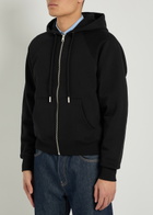Ami Paris Hooded Cotton Sweatshirt Black