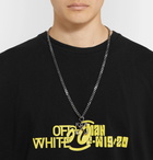 Off-White - Silver-Tone Necklace - Silver