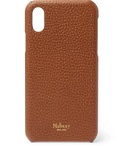 Mulberry - Full-Grain Leather iPhone X Case - Brown