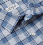 Charvet - Checked Cotton Shirt - Blue