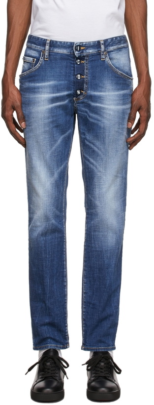 Photo: Dsquared2 Blue Icon Skater Jeans