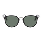 Persol Black and Green PO3210S Typewriter Edition Sunglasses