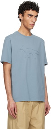 Maison Kitsuné Gray Crafted Profile Fox Comfort T-shirt