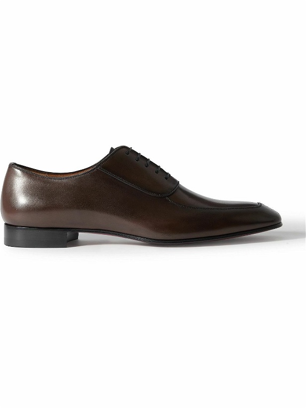 Photo: Christian Louboutin - Lafitte Leather Oxford Shoes - Brown