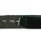 Favourbrook - Pre-Tied Cotton-Velvet Bow Tie - Green