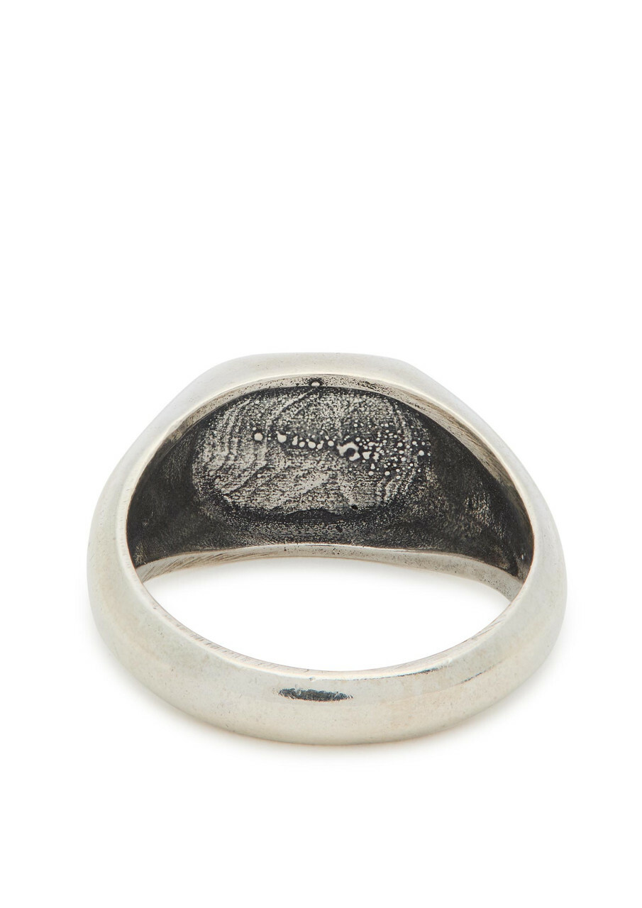 Twojeys Always Lucky Sterling Silver-plated Signet Ring