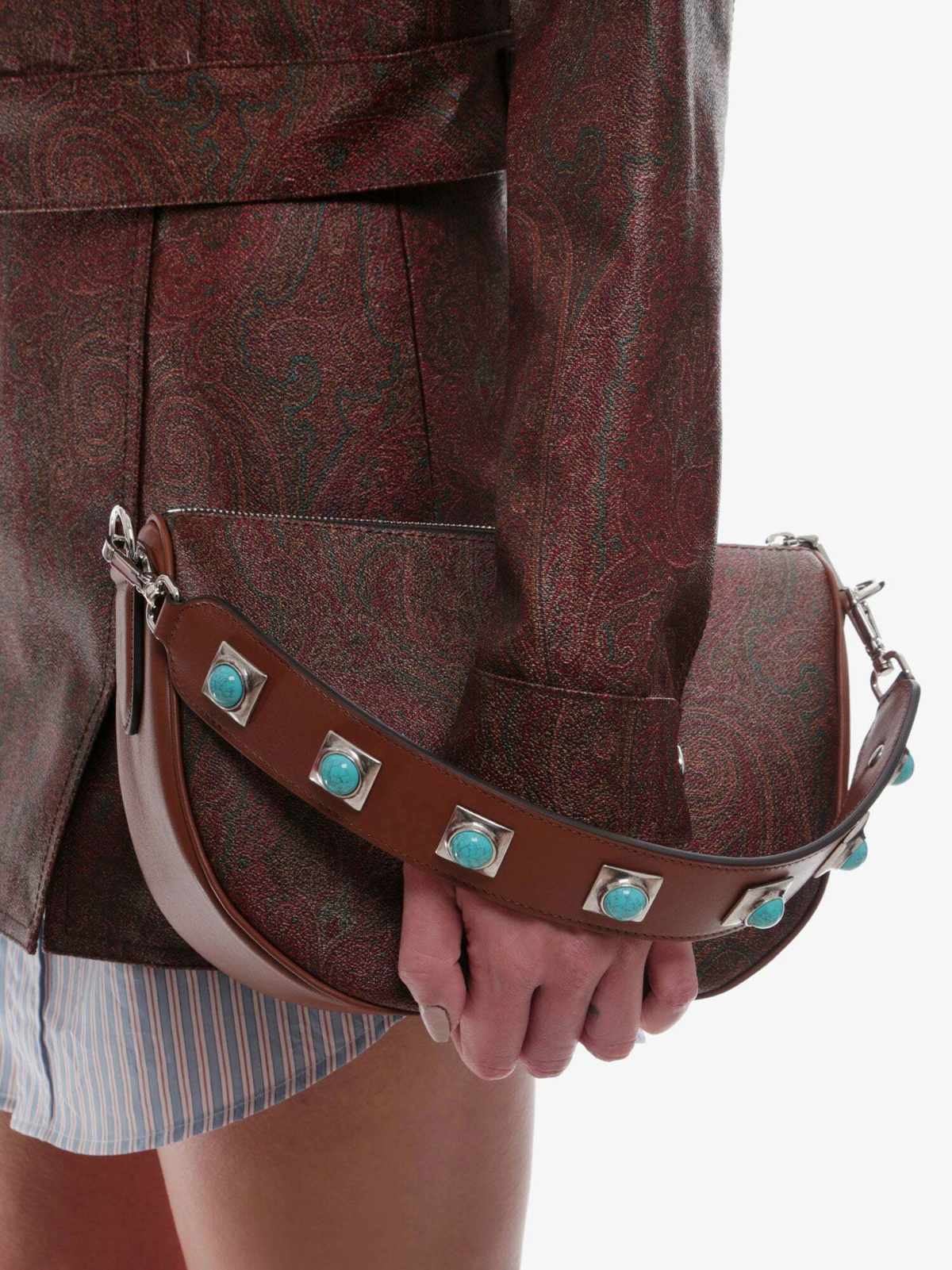 Etro Shoulder Bag Brown   Womens