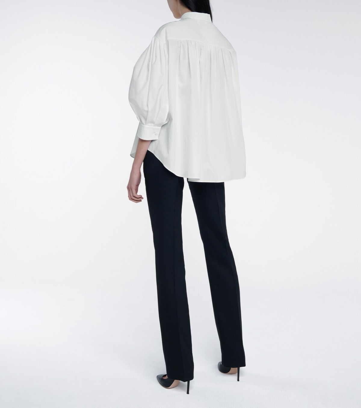 Alexander McQueen Cotton-poplin blouse