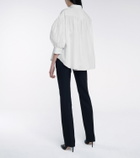 Alexander McQueen Cotton-poplin blouse