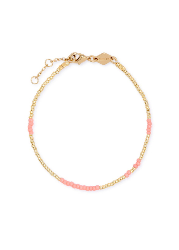 Photo: Anni LU Asym Beaded Bracelet - Peach - One Size