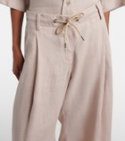Brunello Cucinelli Linen wide-leg pants