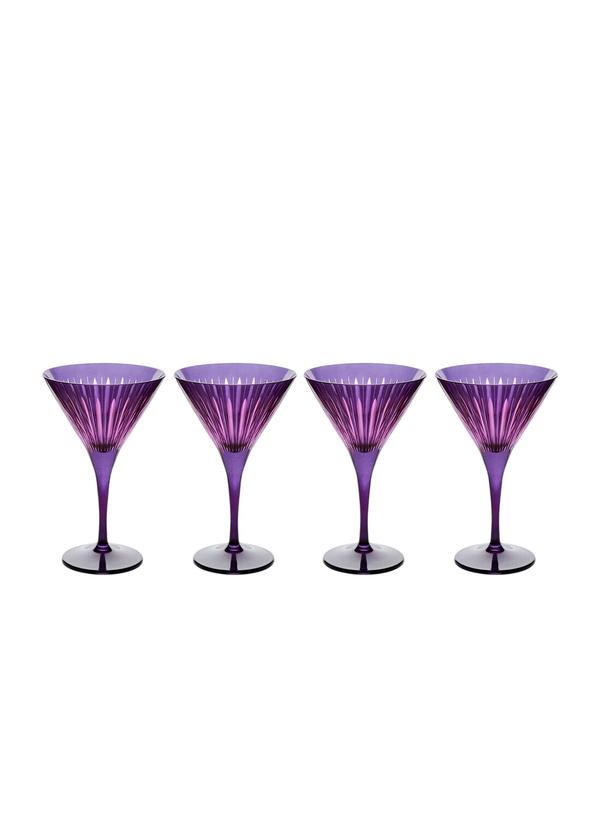 Photo: L'Objet Set Of Four Prism Martini Glasses