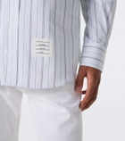 Thom Browne 4-Bar striped cotton shirt