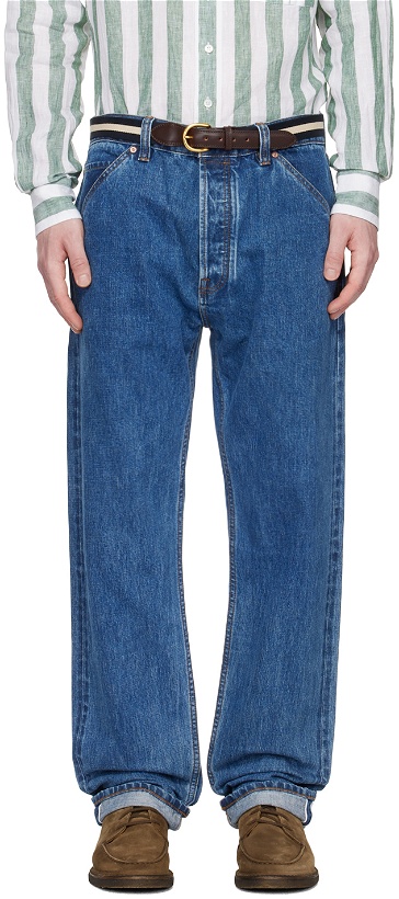 Photo: Drake's Blue Selvedge Jeans
