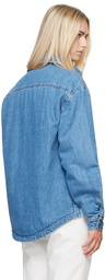 JACQUEMUS Blue Les Classiques 'La chemise Boulanger' Denim Shirt