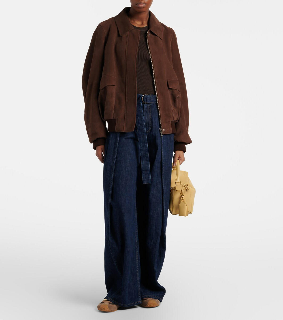 Loewe Suede bomber jacket