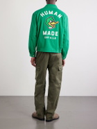 Human Made - Logo-Embroidered Cotton-Twill Jacket - Green