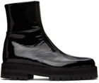 Ernest W. Baker Black Platform Boots