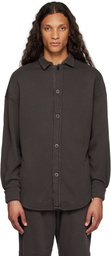 Les Tien Gray Button Shirt