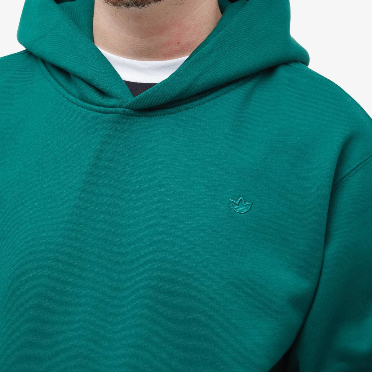 Adidas Men's Premium Essentials Hoodie in Collegiate Green