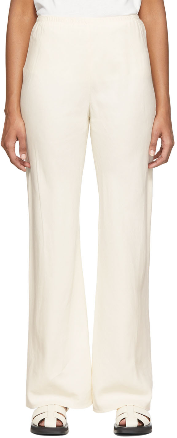 The Row Off White Gala Trousers The Row