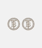 Burberry - TB Monogram embellished earrings