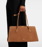 Alaïa Le Teckel suede tote bag