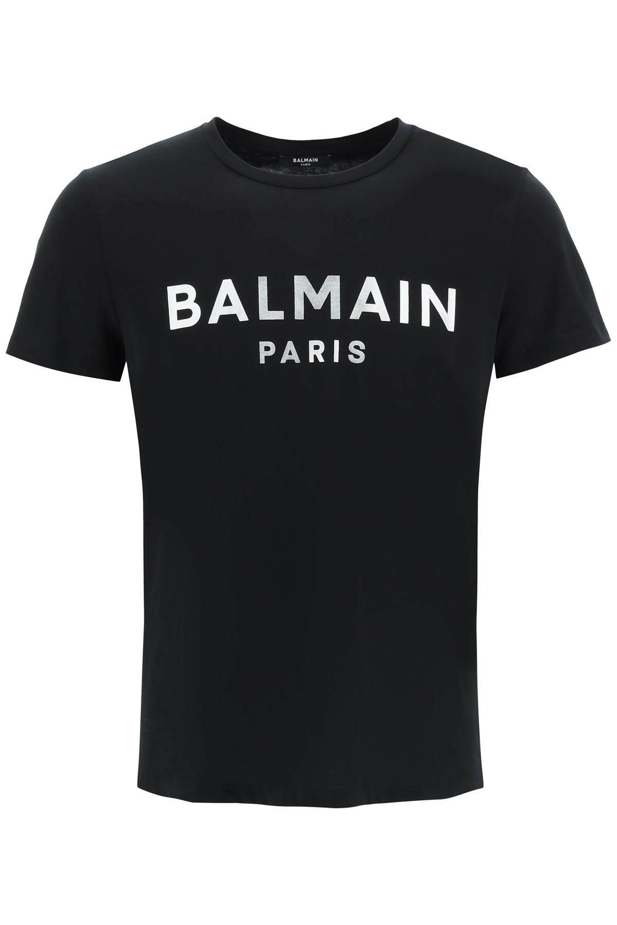 Tシャツ・カットソー BALMAIN GOLD KISS PRINT LOGO T-SHIRT-CLASSIC FIT Balmain Gold Kiss Print Logo T.shirt Classic Fit Balmain