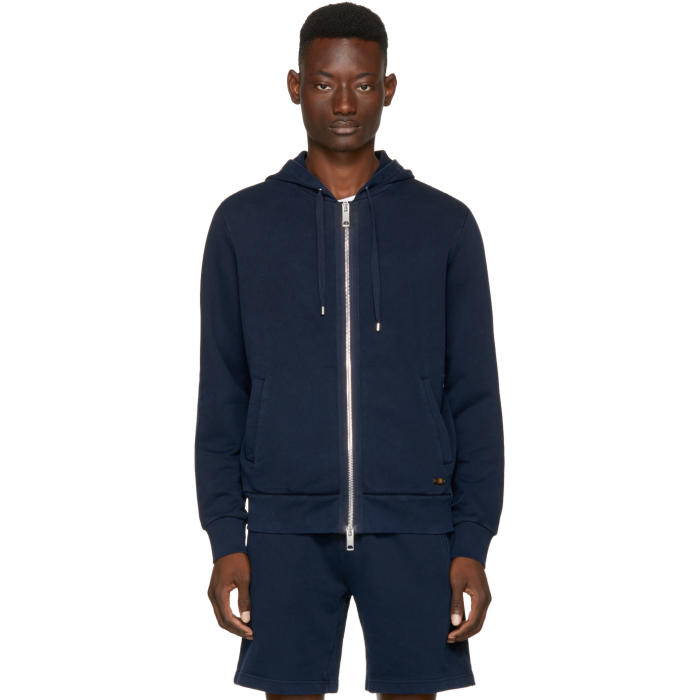 Burberry Navy Hengate Hoodie Burberry Prorsum