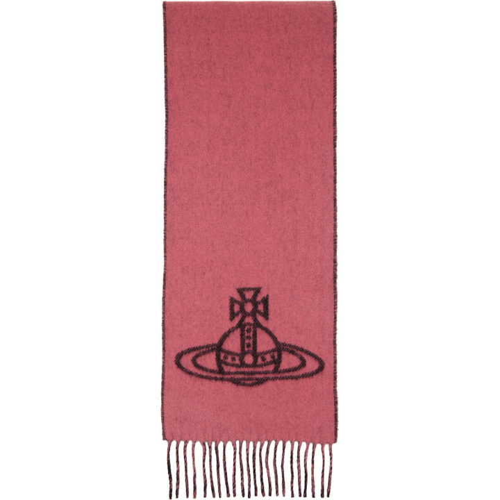 Photo: Vivienne Westwood Black & Pink Double Face Scarf