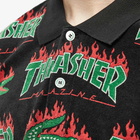 Lacoste x Thrasher Polo Shirt in Black