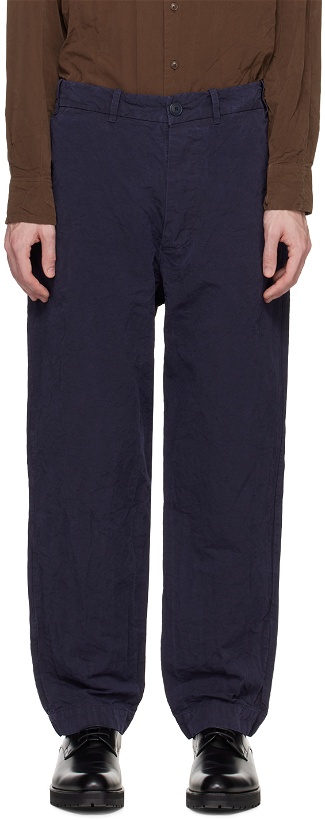 Photo: CASEY CASEY Navy Ah Trousers