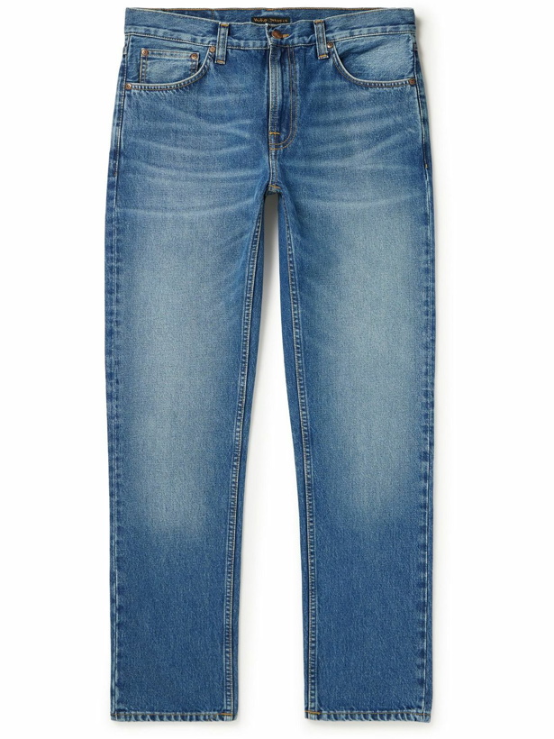 Photo: Nudie Jeans - Gritty Jackson Slim-Fit Jeans - Blue
