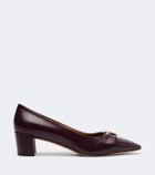 Ferragamo Tillya leather pumps