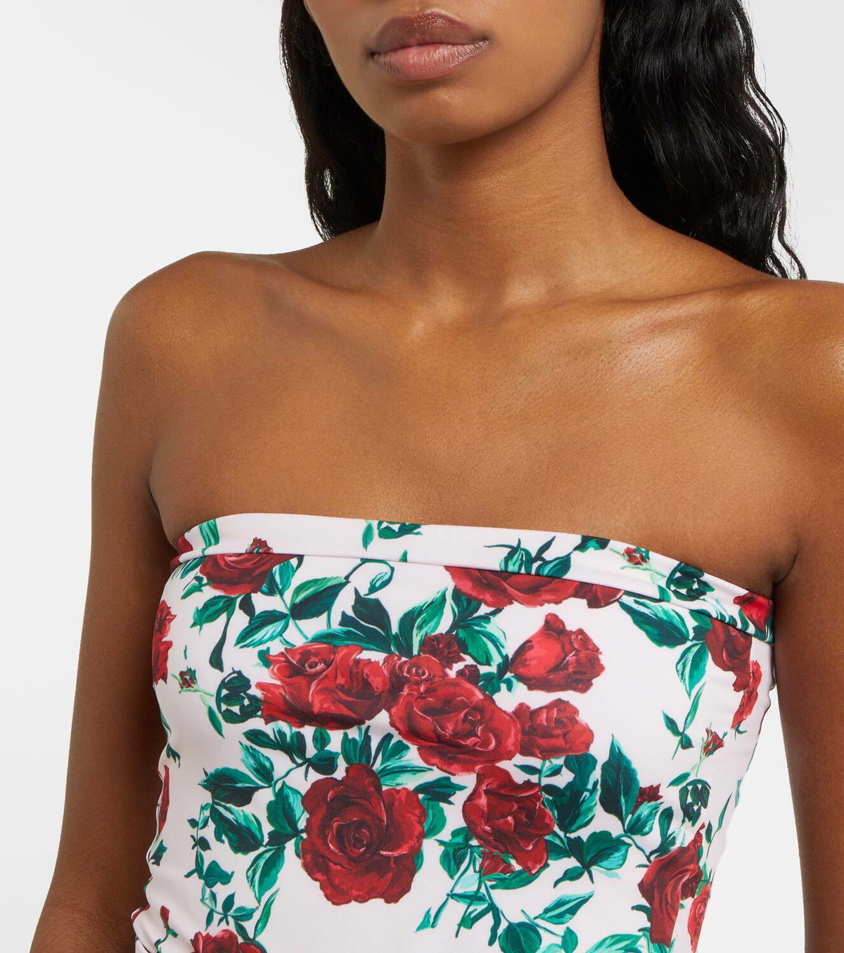 Alexandra Miro Whitney floral belted swimsuit